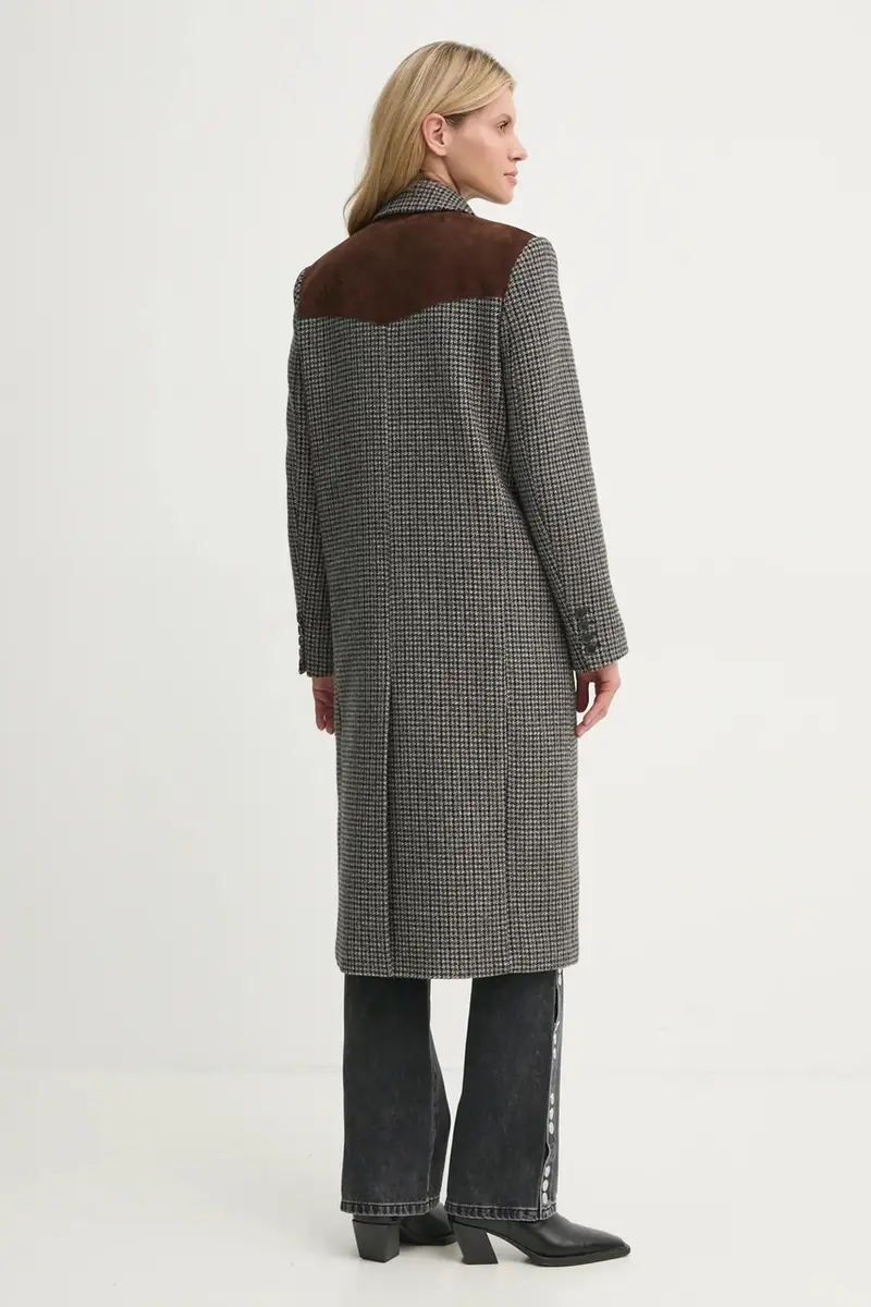 cappotto donna colore grigio FMAN29002K miniatura 3