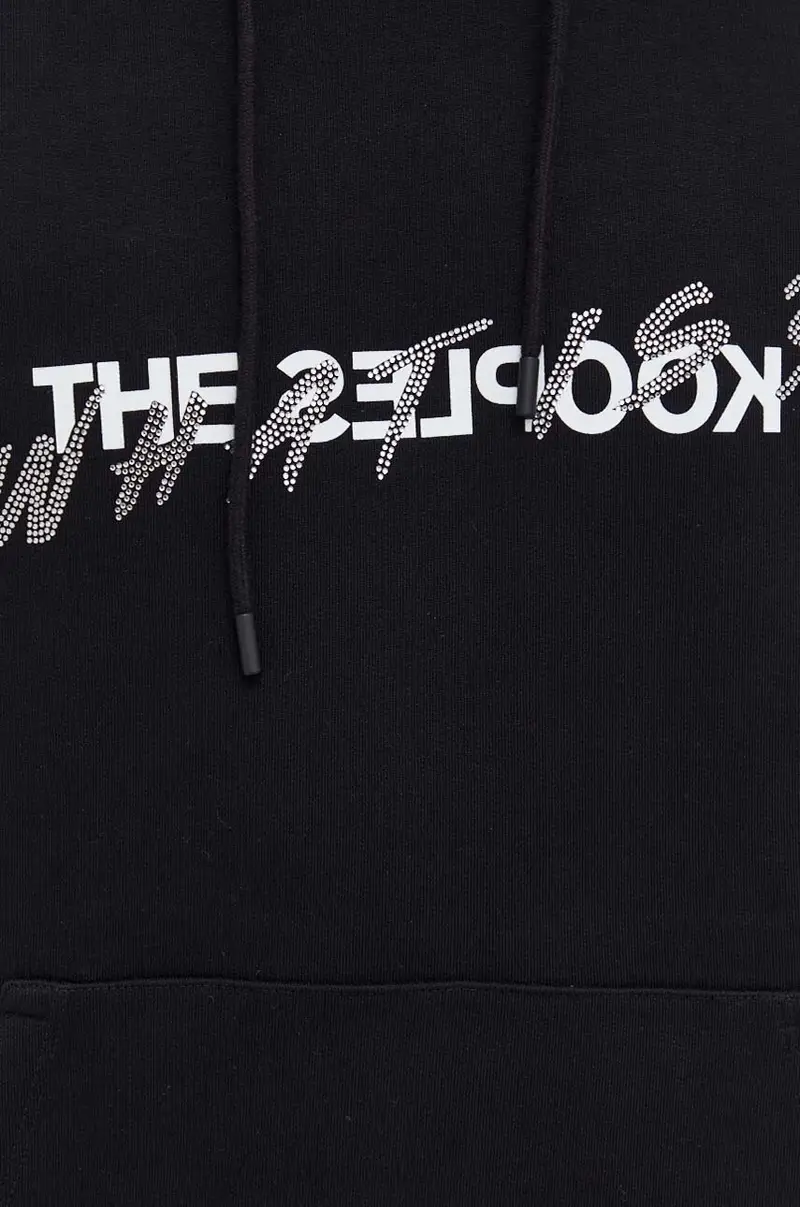 felpa in cotone uomo colore nero con cappuccio miniatura 5