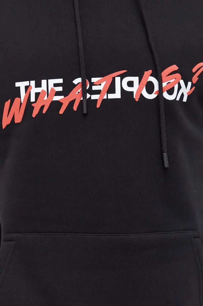 felpa in cotone uomo con cappuccio Nero miniatura 5