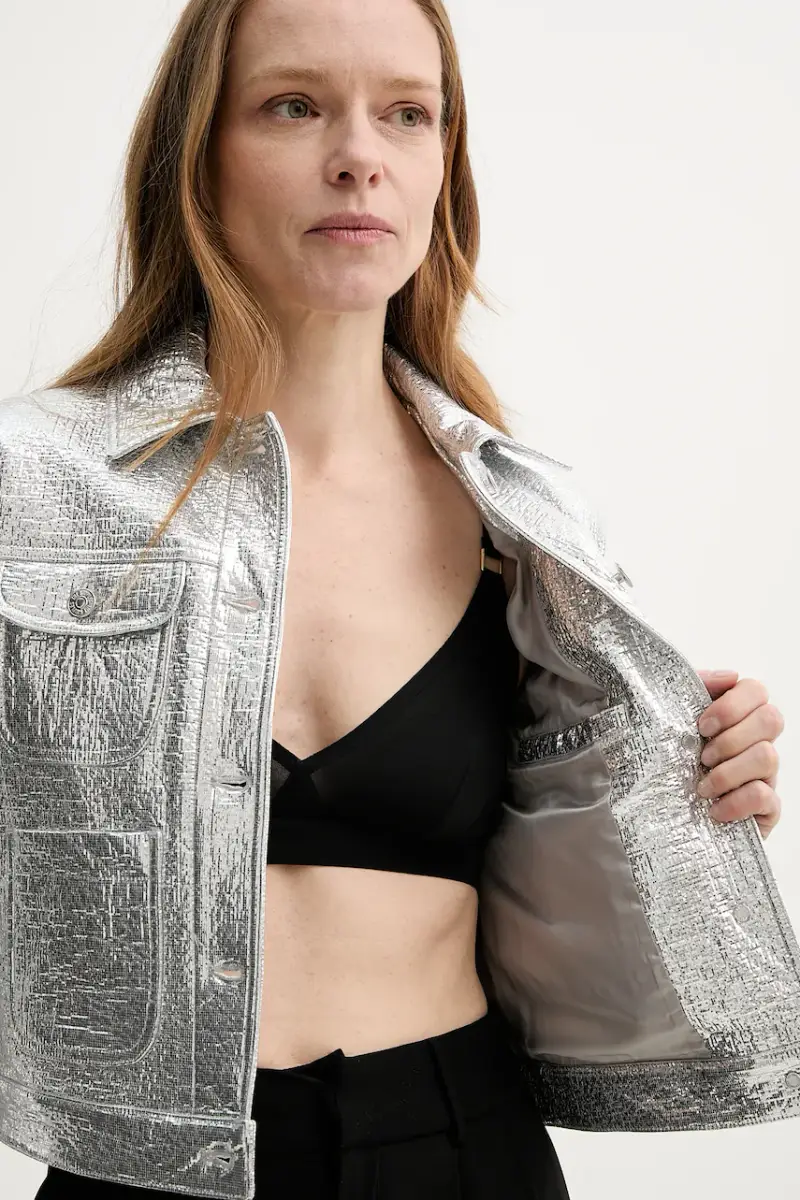 giacca colore argento FBLO30008K miniatura 5
