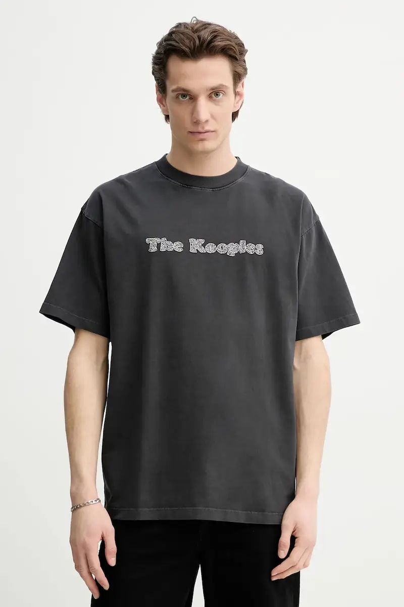 The Kooples T-shirt Uomo Grigio 3324979