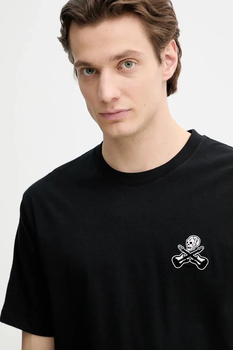 The Kooples T-shirt Uomo Nero 3336760 miniatura 4