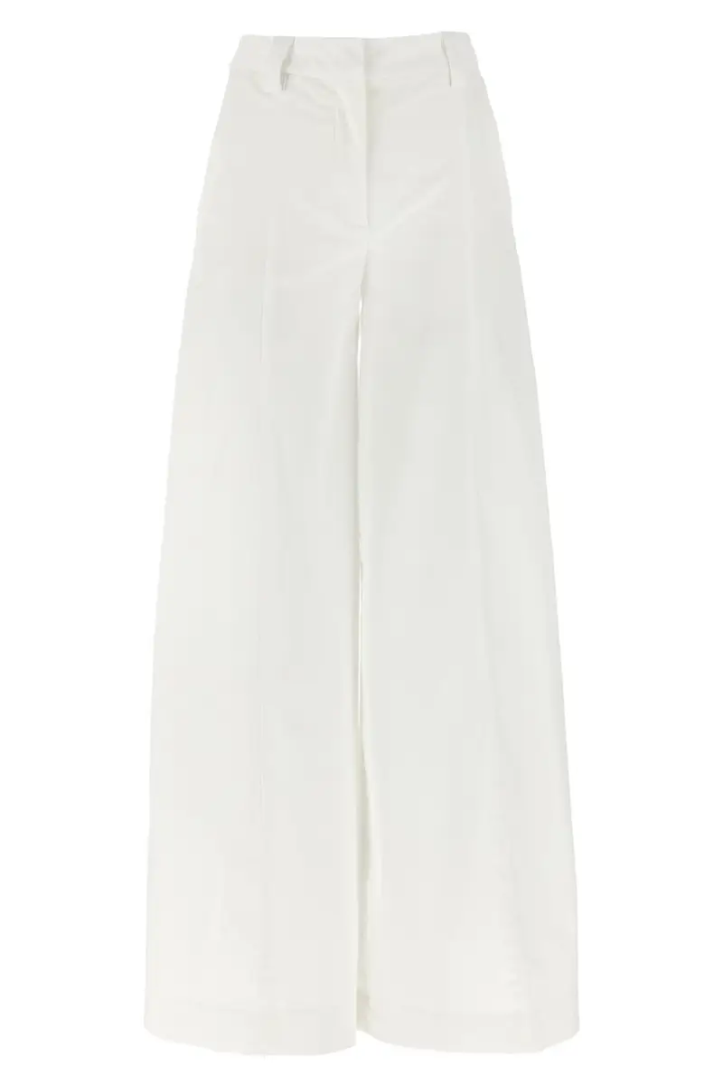 Pantalone Chino Sculpture Leg Bianco