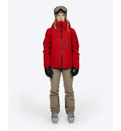 2L Stretch Insulated Jacket W - giacca da sci - donna Red