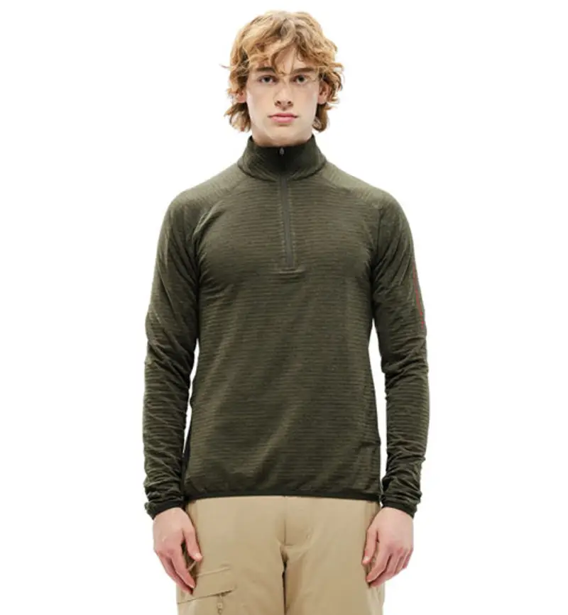 Light Tech Fleece Half Zip M - felpa in pile - uomo Green