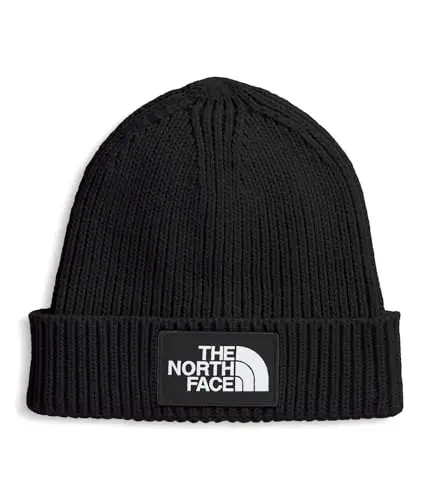 The North Face Baby Logo Box Beanie Berretto, Nero, 12-24 Mesi Unisex