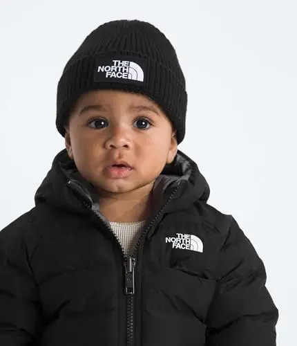 The North Face Baby Logo Box Beanie Berretto, Nero, 12-24 Mesi Unisex miniatura 2