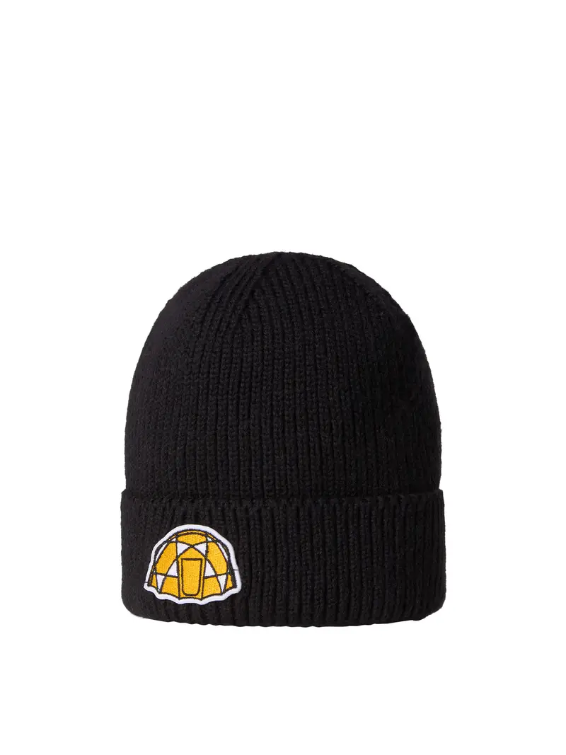 Berretto curry / nero / bianco