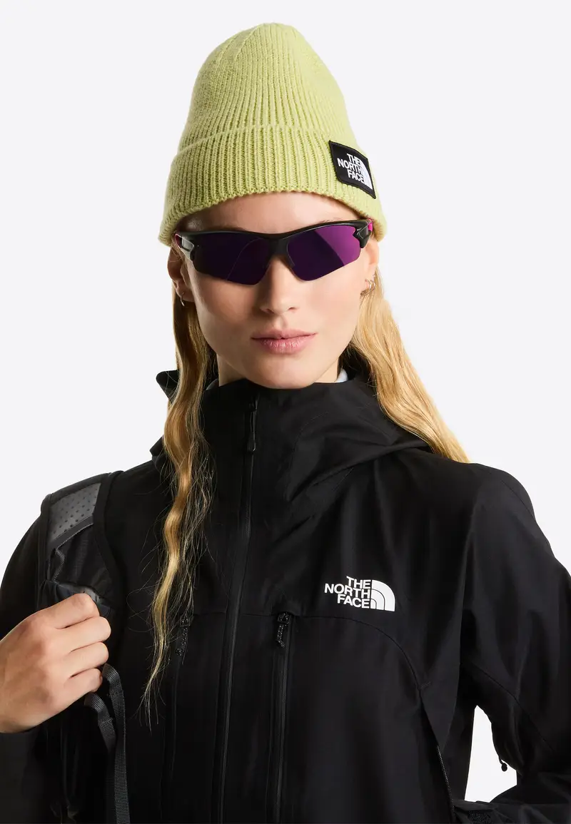 Berretto verde pastello / nero / bianco miniatura 3