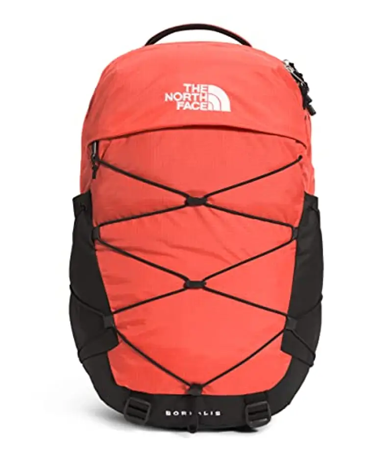 The North Face - Borealis - Zaino per laptop pendolare, colore: arancione e nero (Retro Orange/TNF Black), misura unica