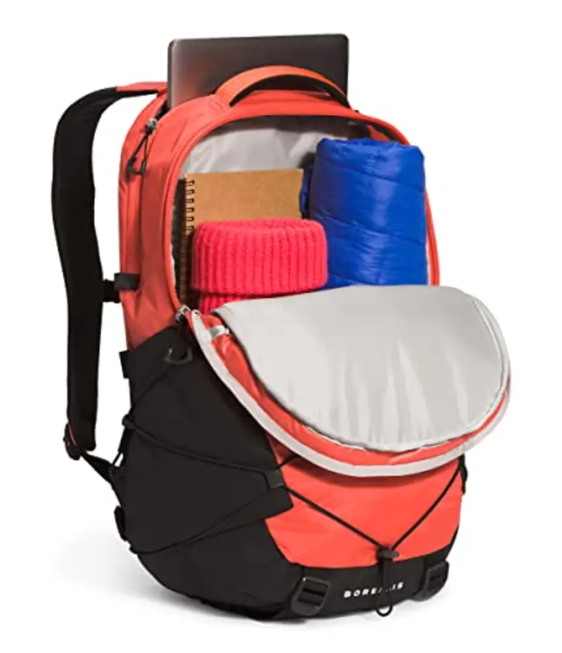 The North Face - Borealis - Zaino per laptop pendolare, colore: arancione e nero (Retro Orange/TNF Black), misura unica miniatura 3