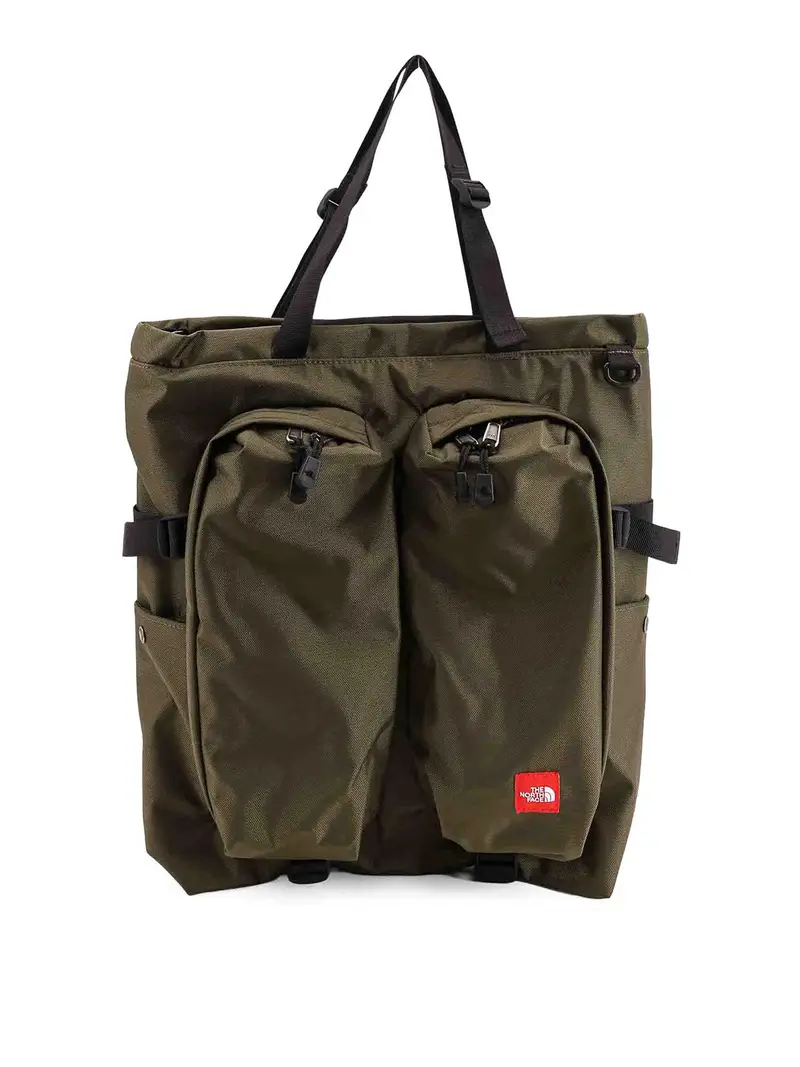 The North Face Borsa A Mano In Nylon Verde