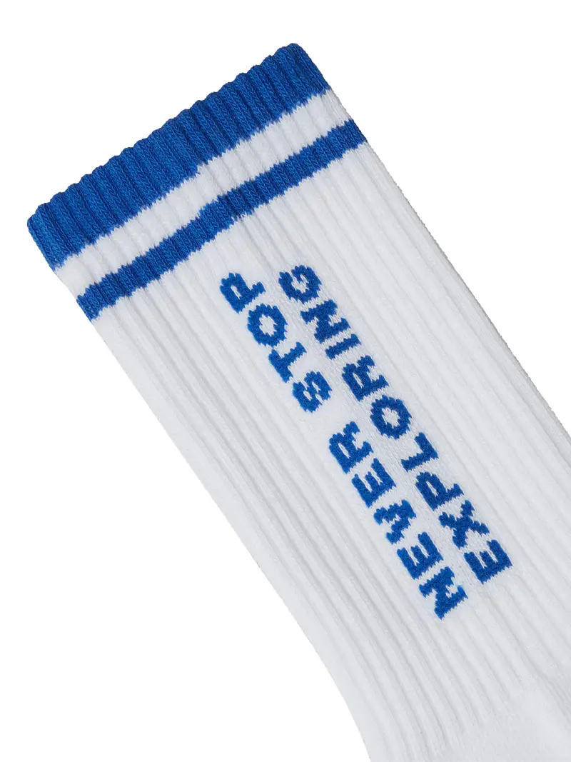 Calzino Everyday Crew blu / bianco miniatura 3