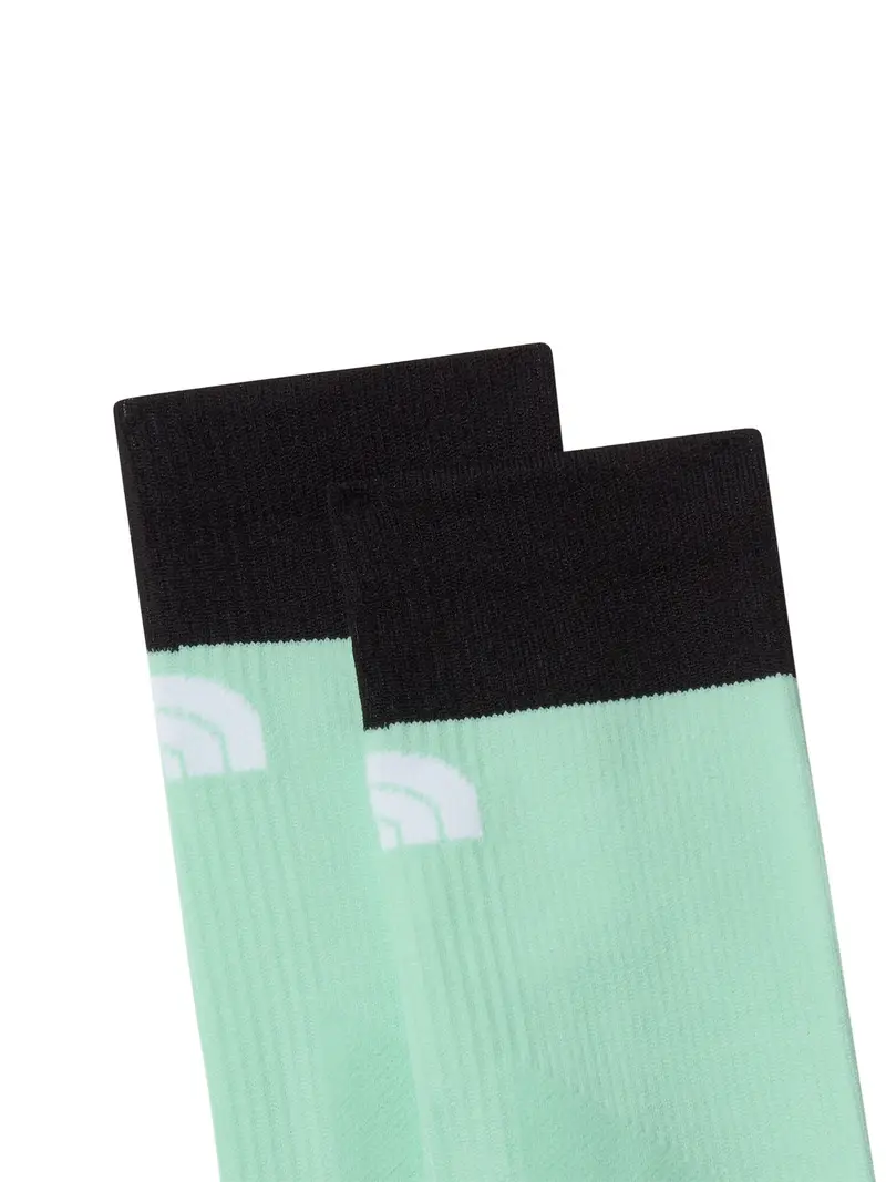 Calzino verde chiaro / nero / bianco miniatura 2