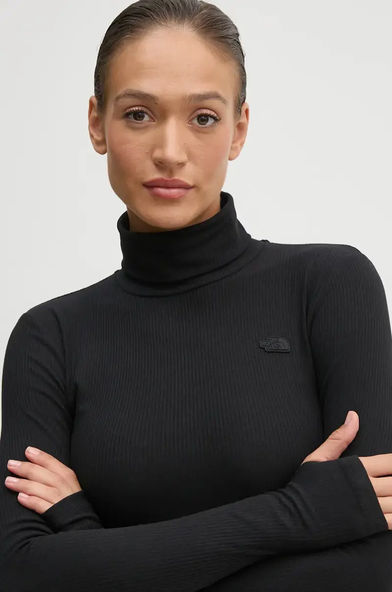 camicia a maniche lunghe Turtle donna colore nero NF0A89C2JK31 miniatura 4