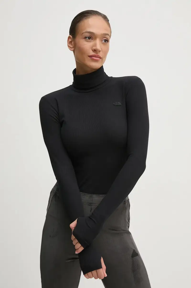 camicia a maniche lunghe Turtle donna colore nero NF0A89C2JK31