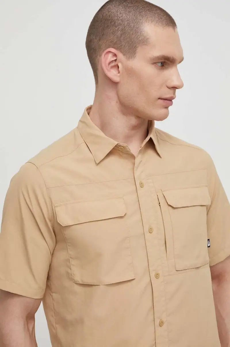 camicia Sequoia uomo colore beige NF0A4T19LK51