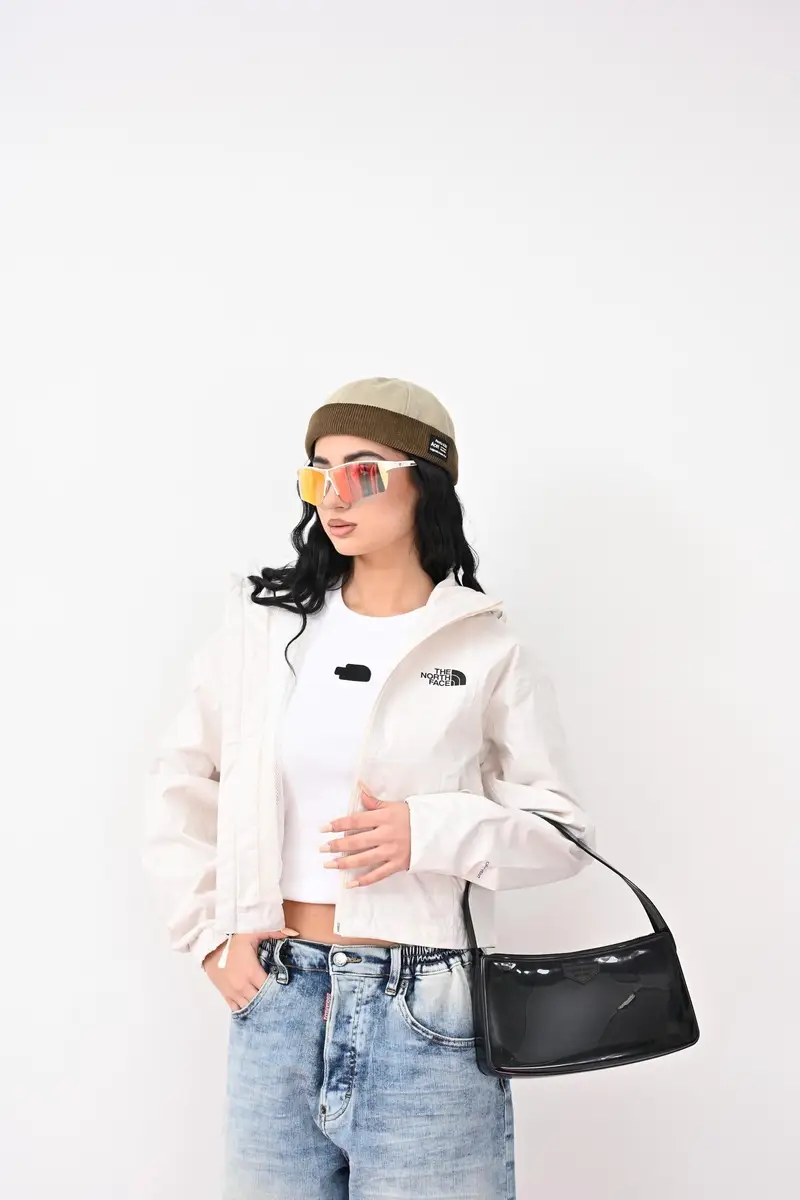 THE NORTH FACE Canotta Slim Rib bianca da donna miniatura 3