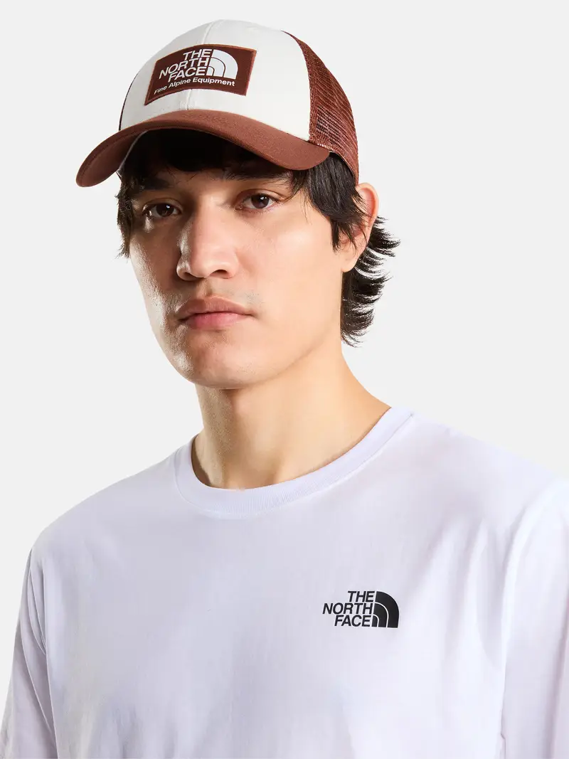 Cappello da baseball Mudder marrone scuro / offwhite miniatura 3