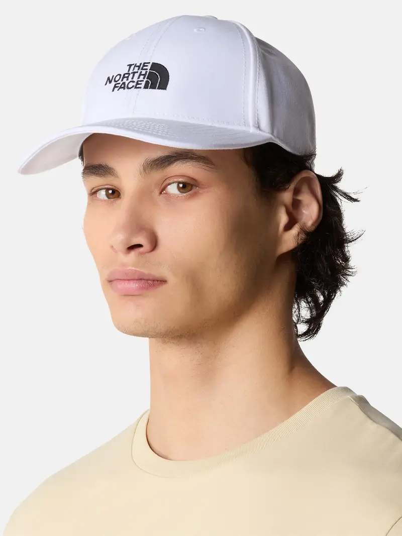 Cappello da baseball nero / bianco miniatura 2