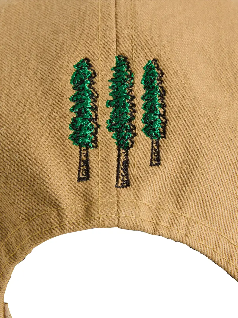 Cappello da baseball Norm Camp azzurro / verde / cachi miniatura 3