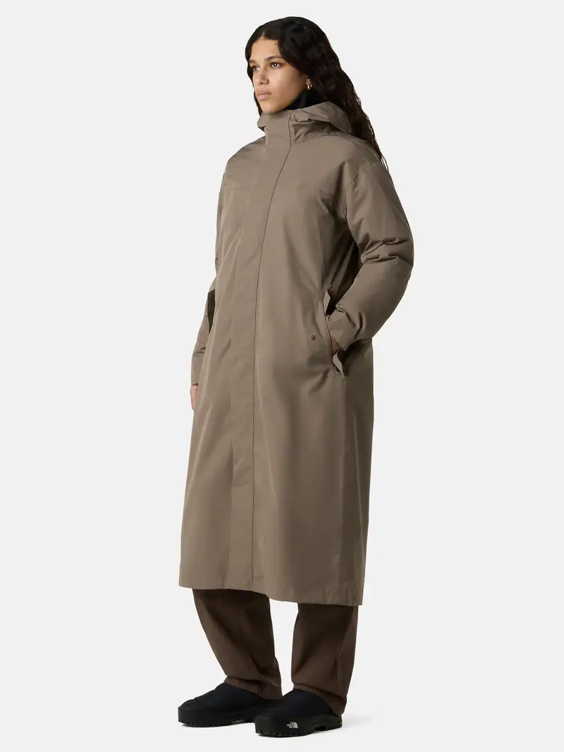 Cappotto invernale marrone miniatura 3