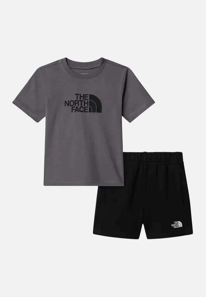 THE NORTH FACE Completino Cotton Summer nero e grigo per bambino e bambina