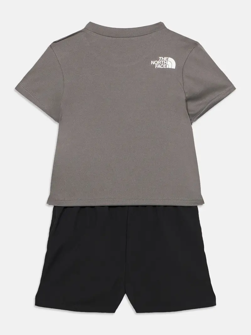 Completo per l allenamento grigio chiaro / nero / bianco miniatura 2