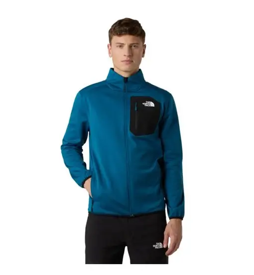 Crest Fz M - felpa in pile - uomo Blue