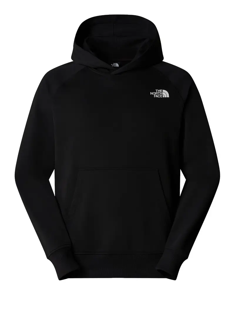 felpa cappuccio the north face da uomo - nero