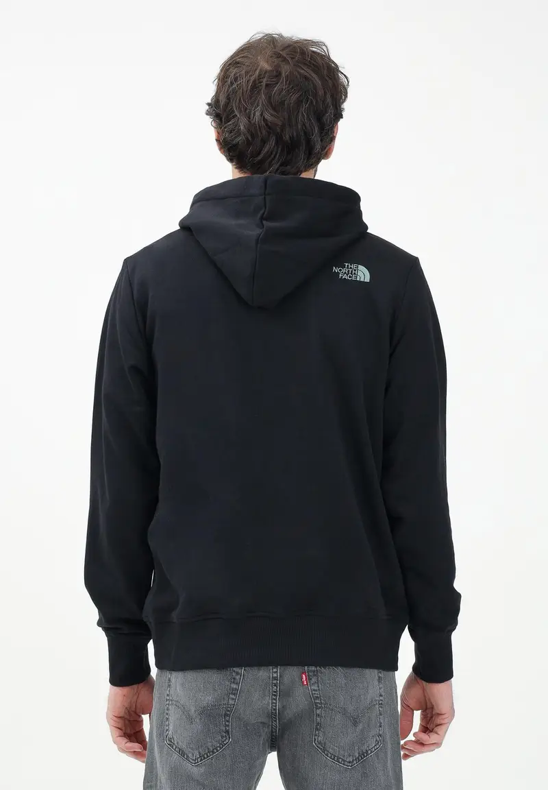 THE NORTH FACE Felpa con cappuccio Drew Peak Light nera da uomo miniatura 2