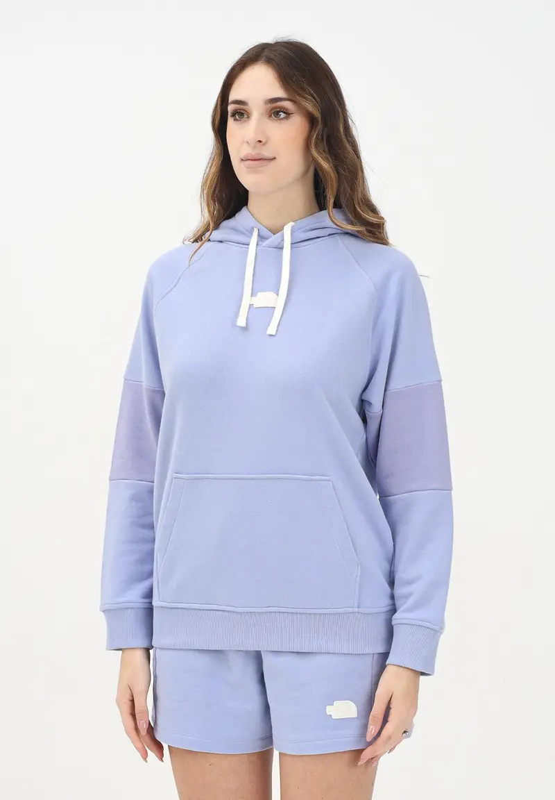 THE NORTH FACE Felpa con cappuccio Terry Relaxed lilla da donna