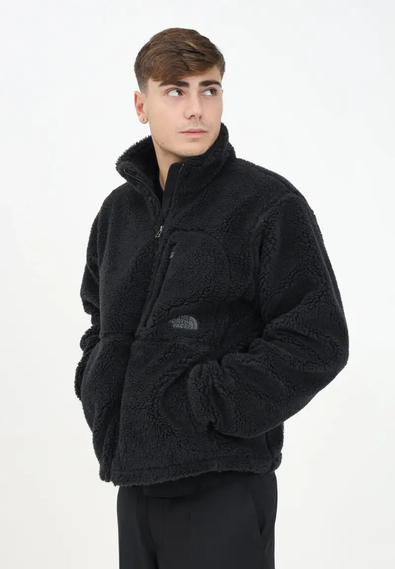 Felpa con zip Extreme nera da uomo miniatura 2