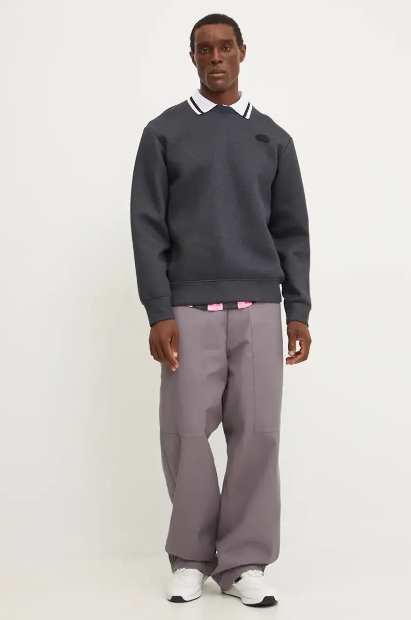 felpa Crew Neck Sweatshirt uomo colore nero NF0A8AMAKS71 miniatura 2