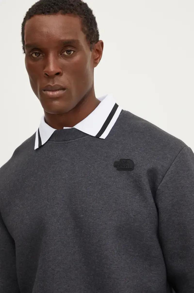 felpa Crew Neck Sweatshirt uomo colore nero NF0A8AMAKS71 miniatura 4