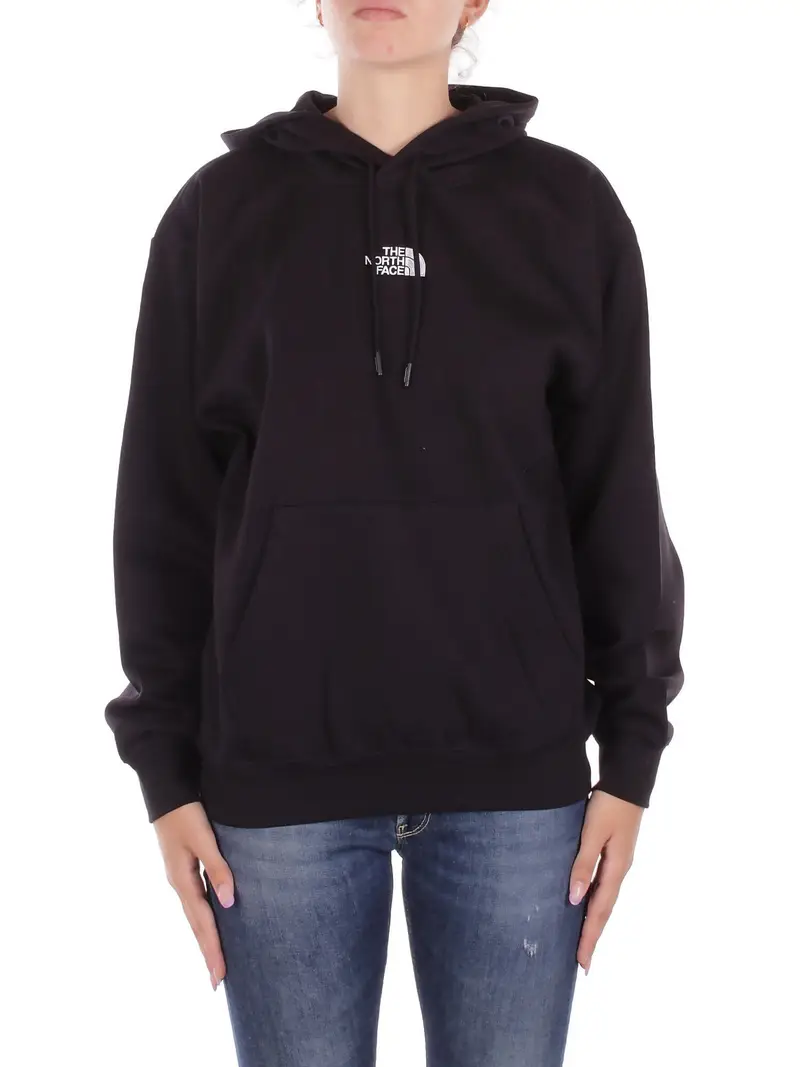 Felpa Donna THE NORTH FACE Black W essential oversize hoodie