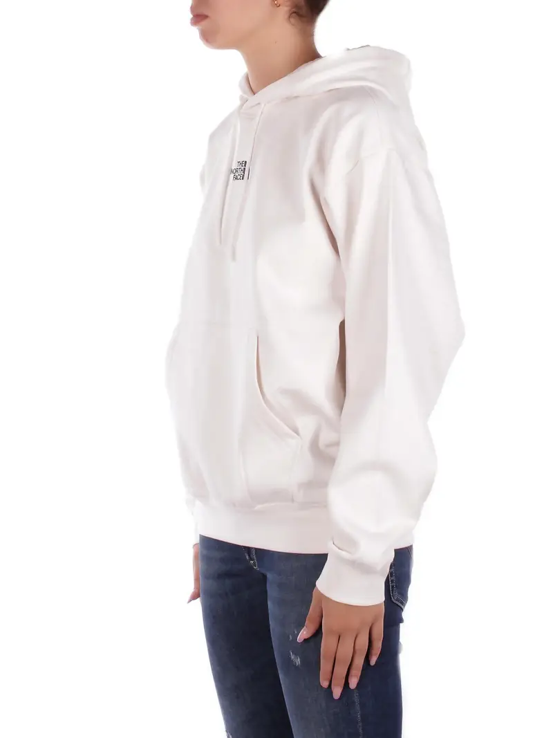 Felpa Donna THE NORTH FACE White W essential oversize hoodie miniatura 2