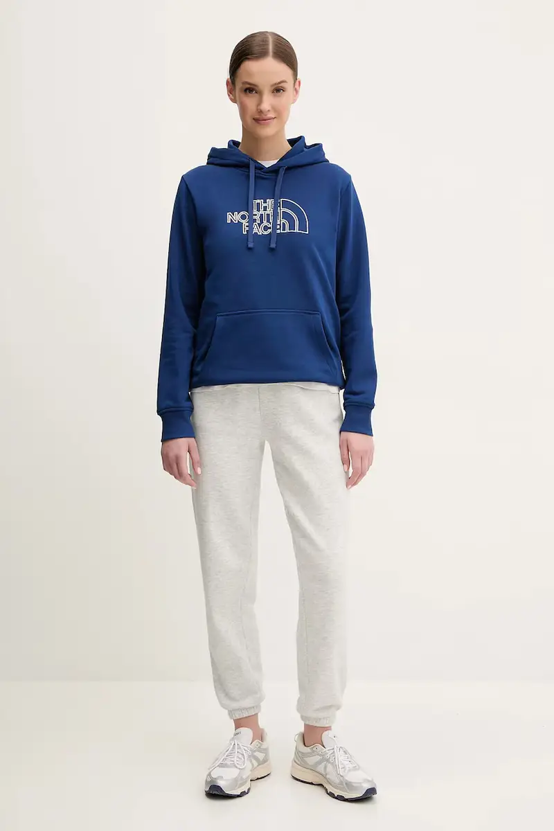 felpa Drew Peak Light donna colore blu navy con cappuccio con applicazione NF0A8C1DAQM1 miniatura 2