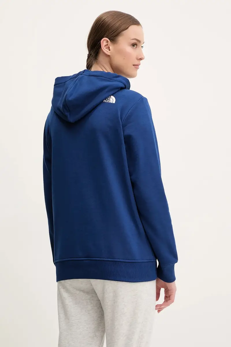 felpa Drew Peak Light donna colore blu navy con cappuccio con applicazione NF0A8C1DAQM1 miniatura 3