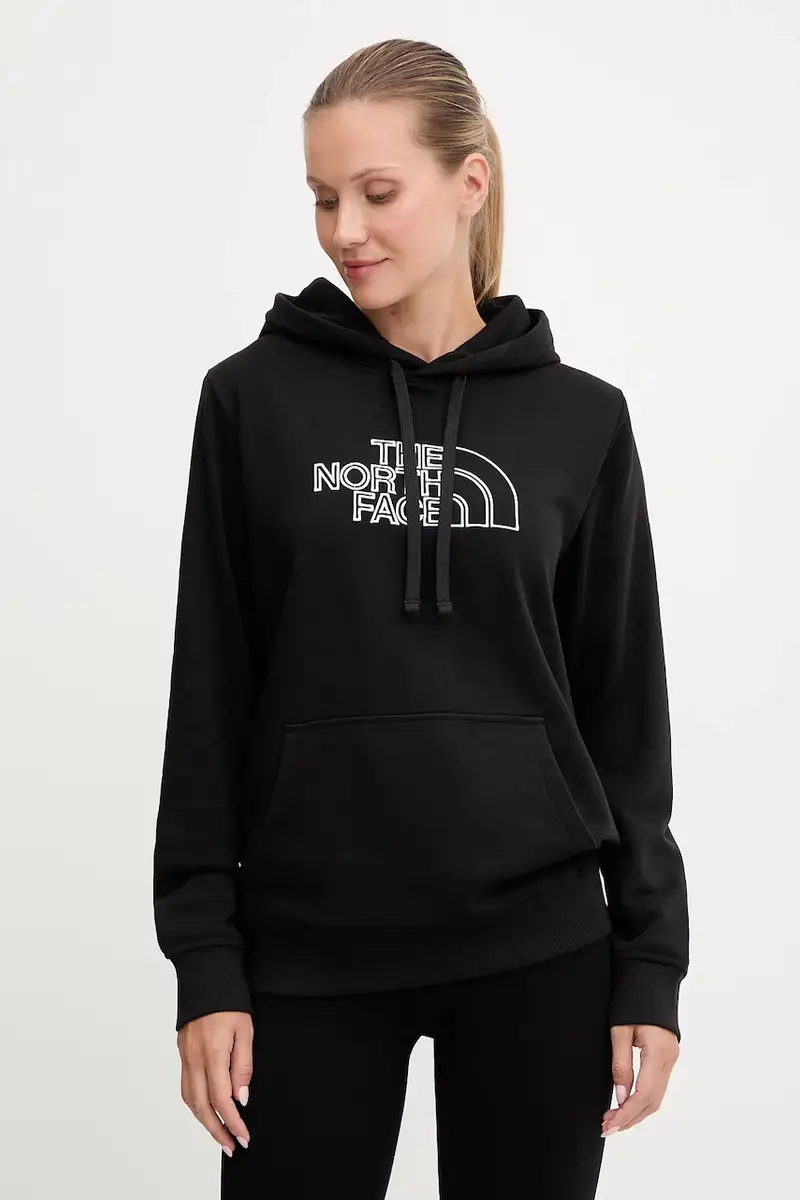 felpa Drew Peak Light donna colore nero con cappuccio NF0A8C1DKY41