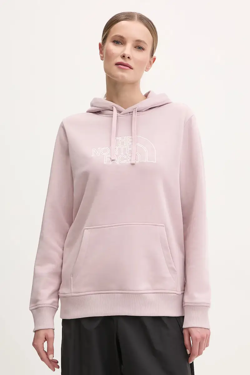 felpa Drew Peak Light donna colore rosa con cappuccio NF0A8C1DARF1