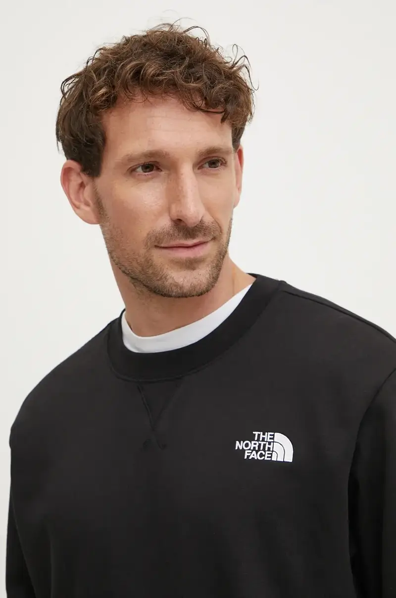 felpa Essential Crew uomo colore nero NF0A89ETJK31 miniatura 4