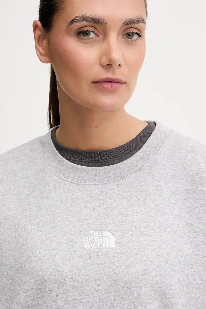 felpa Essential donna colore grigio NF0A89EPDYX1 miniatura 5