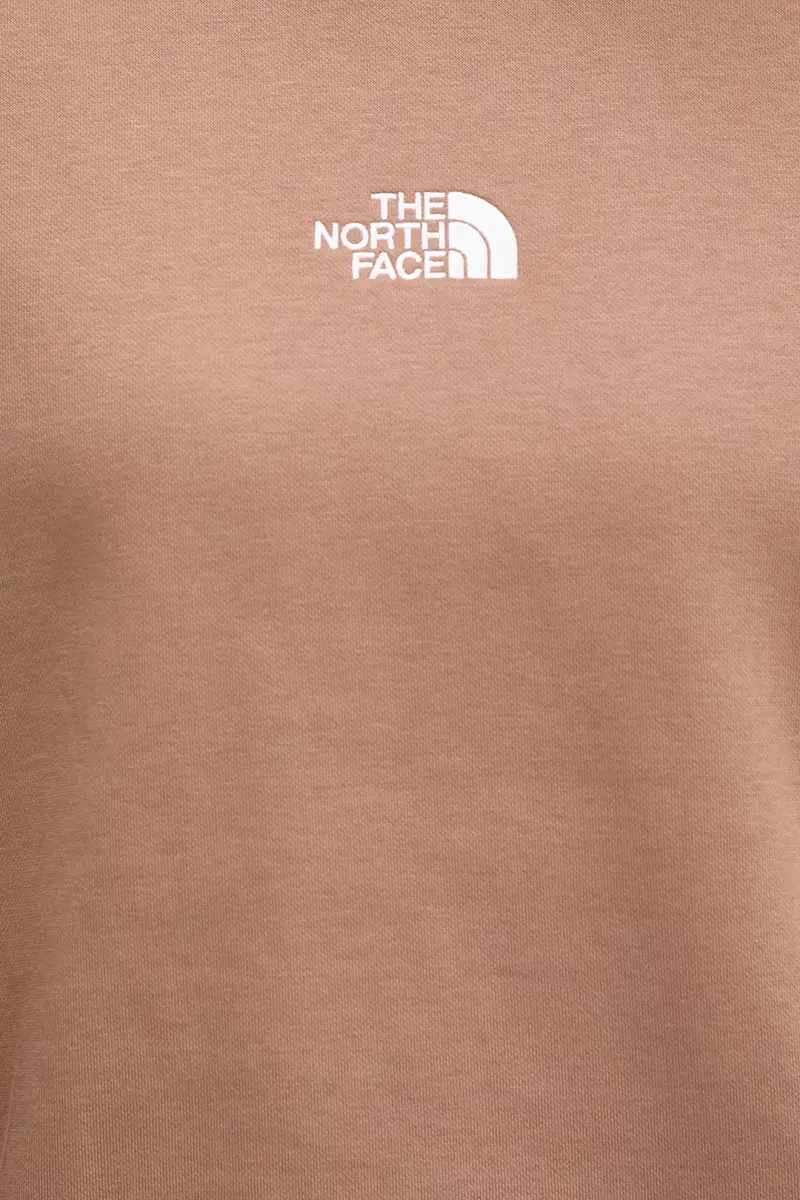 felpa Essential donna colore marrone con applicazione NF0A89EP6IH1 miniatura 5