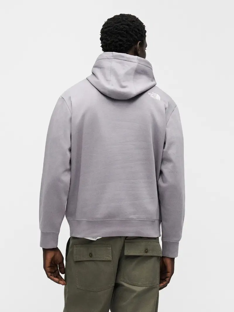 Felpa ESSENTIAL grigio basalto / bianco miniatura 3