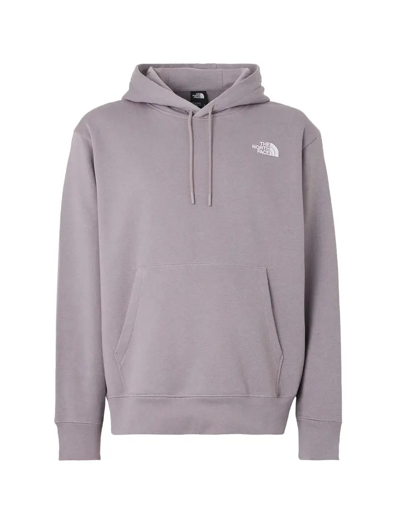 Felpa ESSENTIAL grigio basalto / bianco