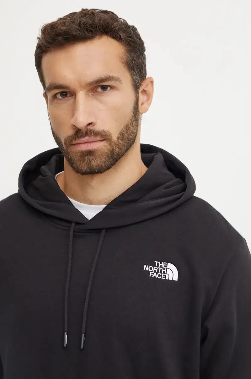 felpa Essential Hoodie uomo colore nero con cappuccio NF0A89ESJK31