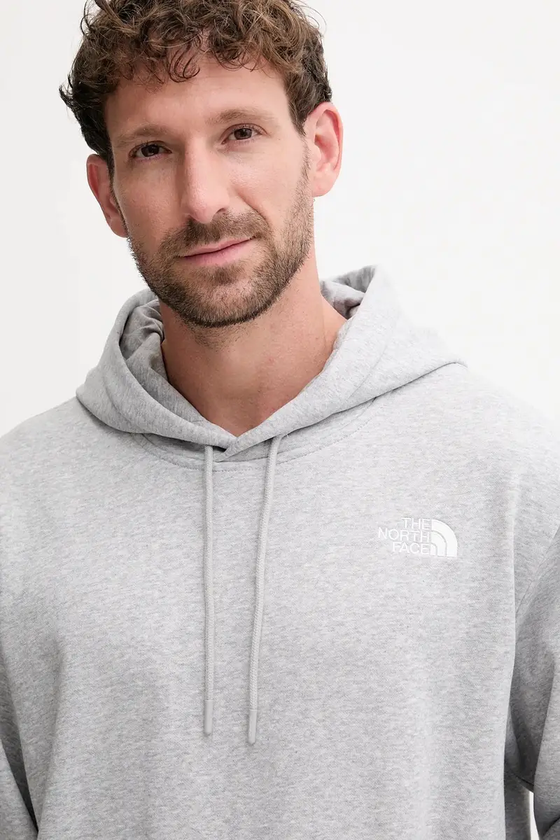 felpa Essential uomo colore grigio con cappuccio NF0A89ESDYX1 miniatura 4