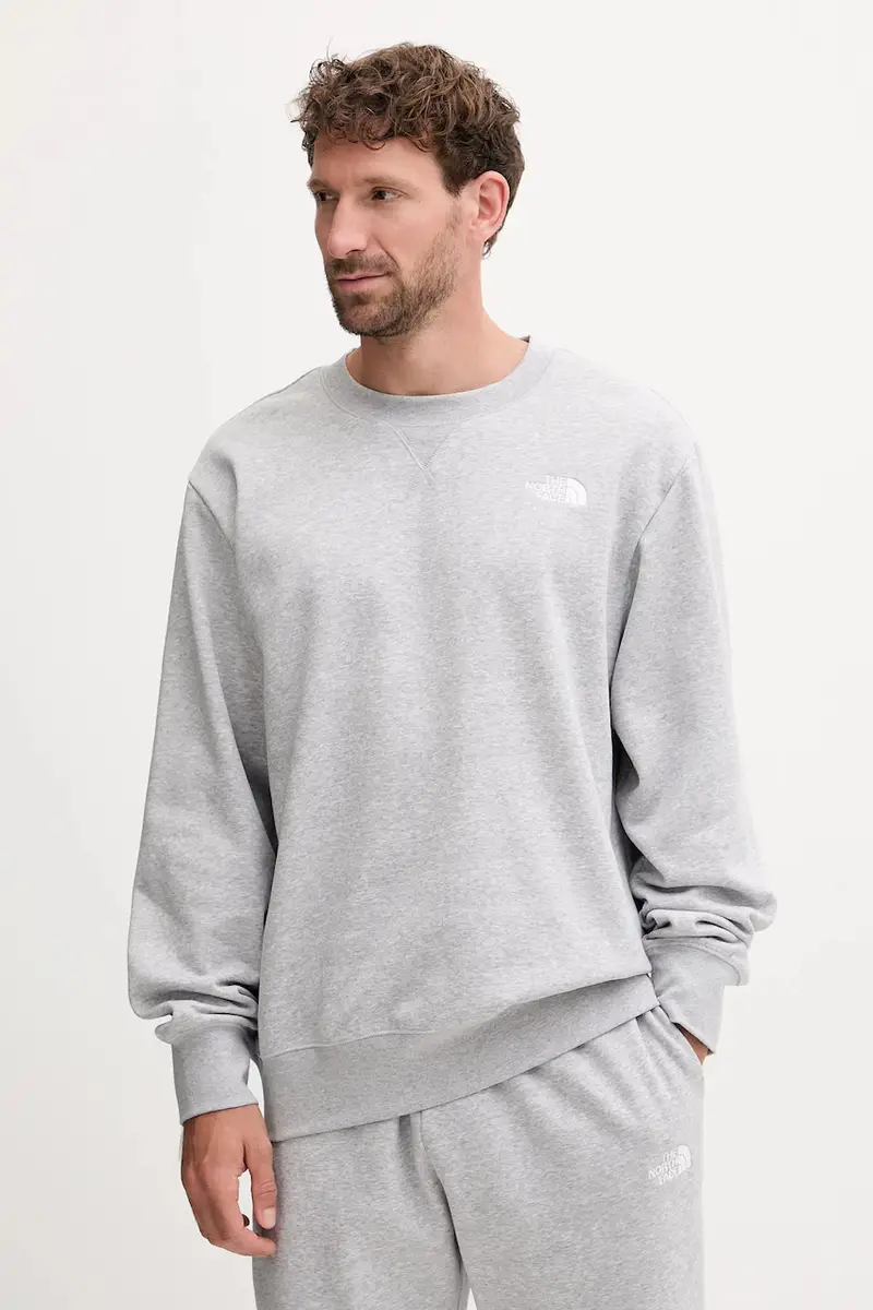 felpa Essential uomo colore grigio NF0A89ETDYX1