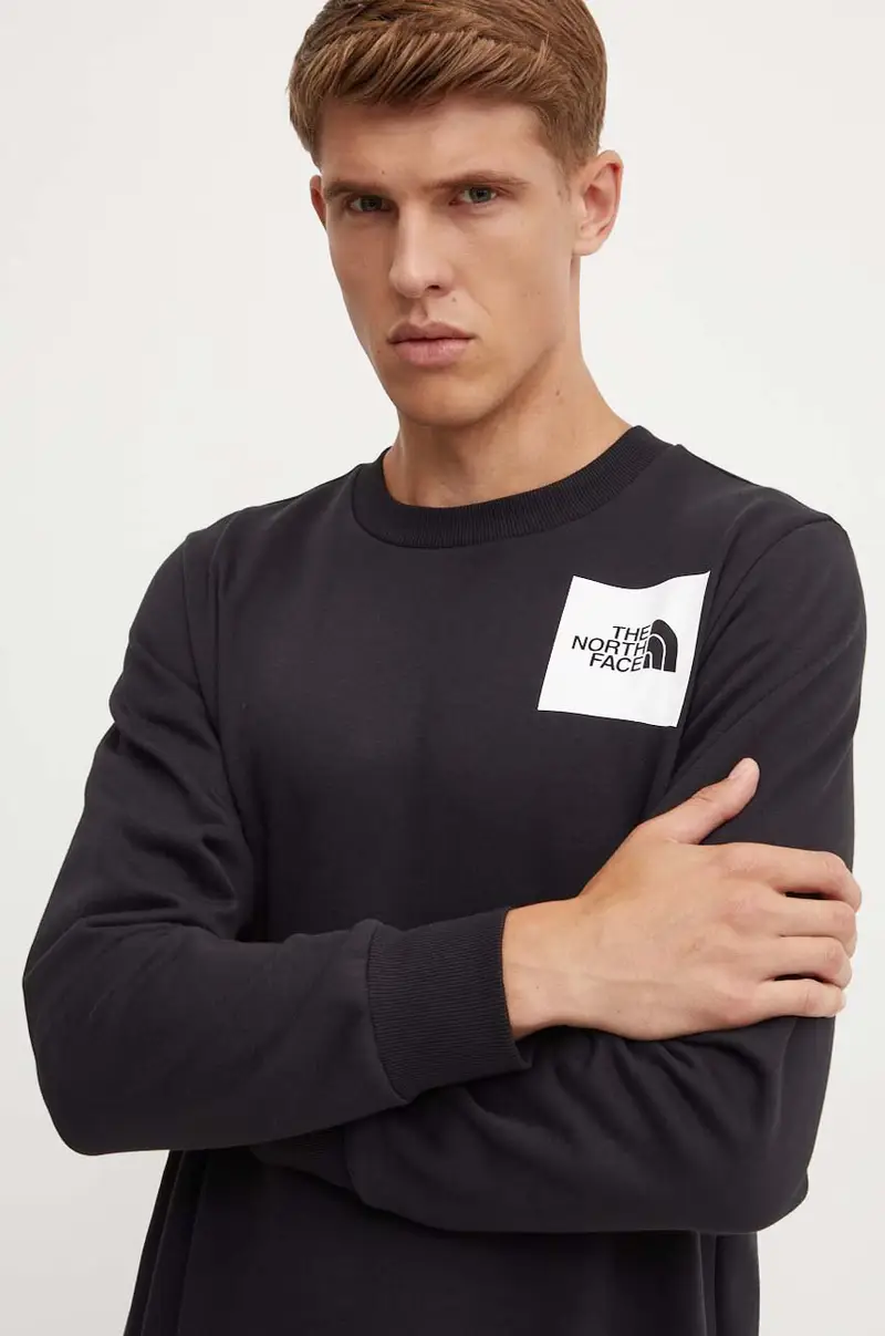 felpa Fine Crew uomo colore nero NF0A89EVJK31 miniatura 4